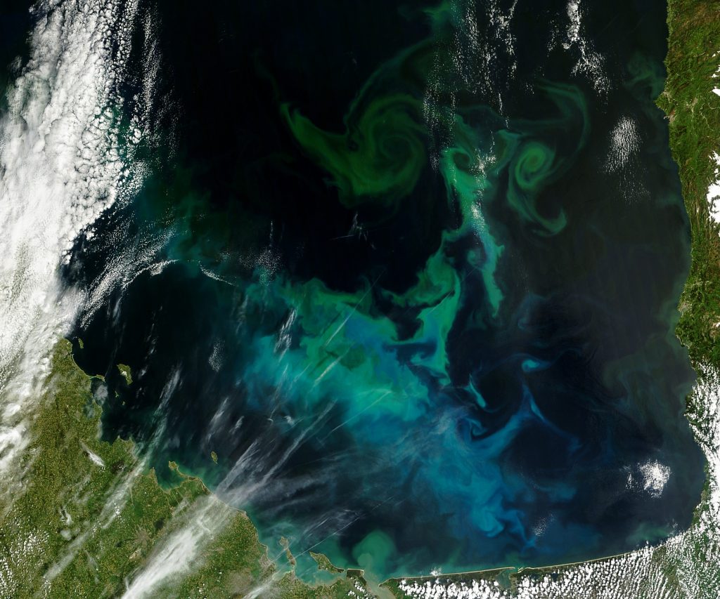 A satellite view of our oceans captures Earth’s interconnected systems. Space-based observation informs climate action and global resilience.