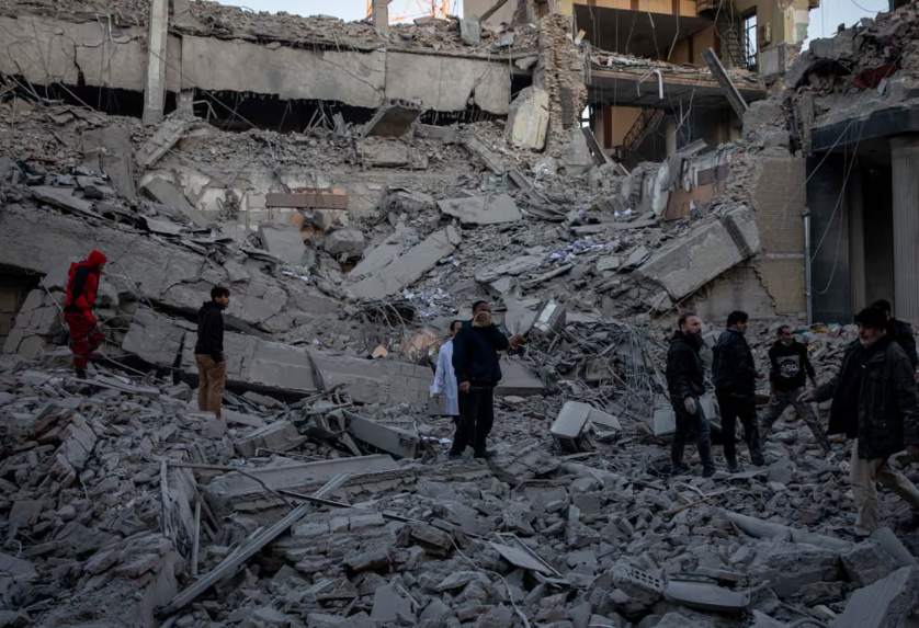 The aftermath of US-Israel strike in Tehran